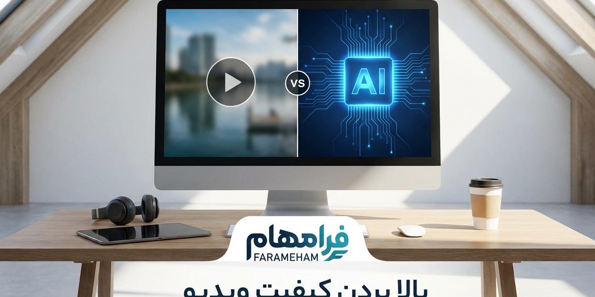 بالا بردن کیفیت ویدیو با هوش مصنوعی: راهنمای جامع ۲۰۲۵